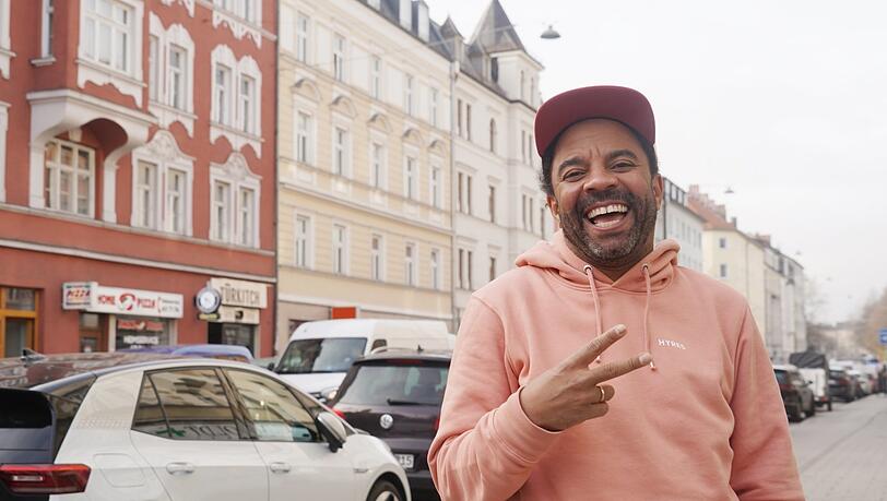 "Diese Stadt hat meine Temperatur, meine Geschwindigkeit": Simon Pearce an der Humboldtstraße in Untergiesing.