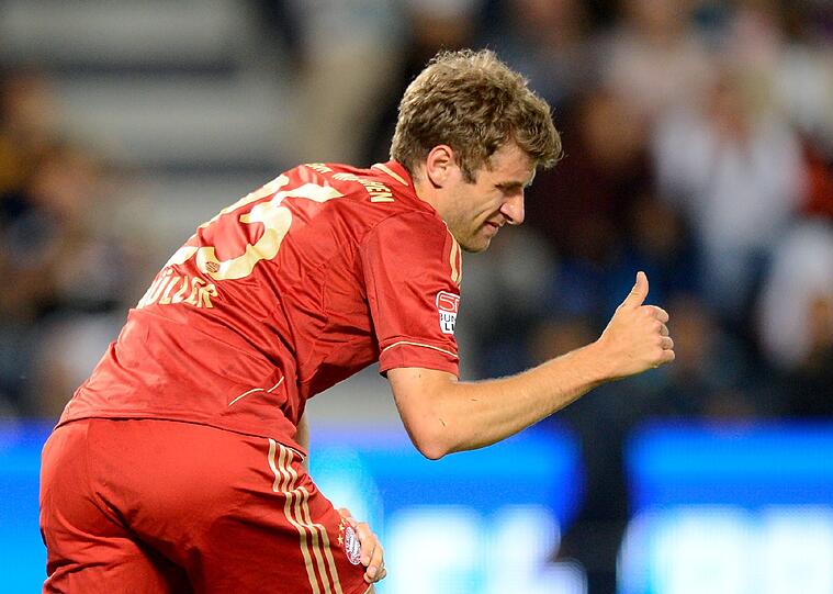 Thomas Müller erzielte beim 5:0 gegen den FC Schalke zwei Tore.