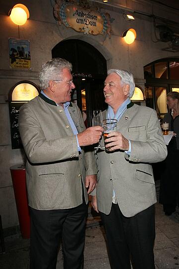 Wolfgang Pförringer und Mark Wössner