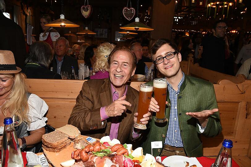 Radio Gong Wiesn: Michael Holm mit Sohn Maximilian Walter
