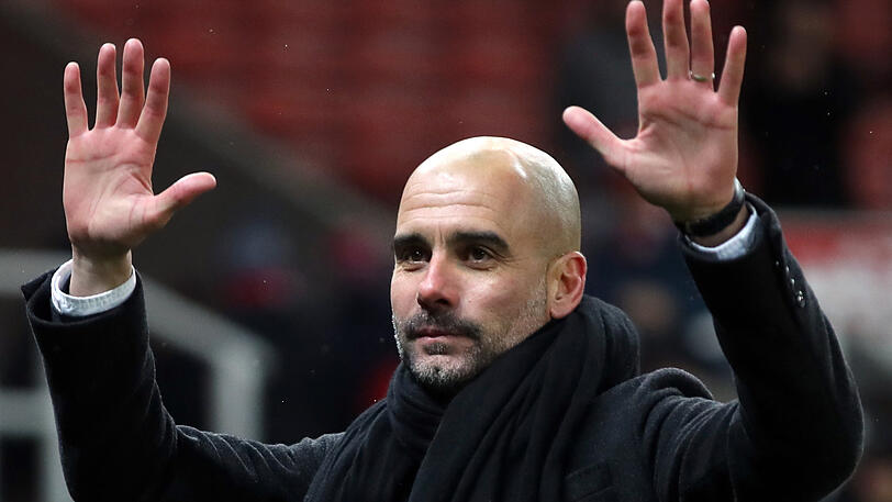 Pep Guardiola, Trainer von  Manchester City