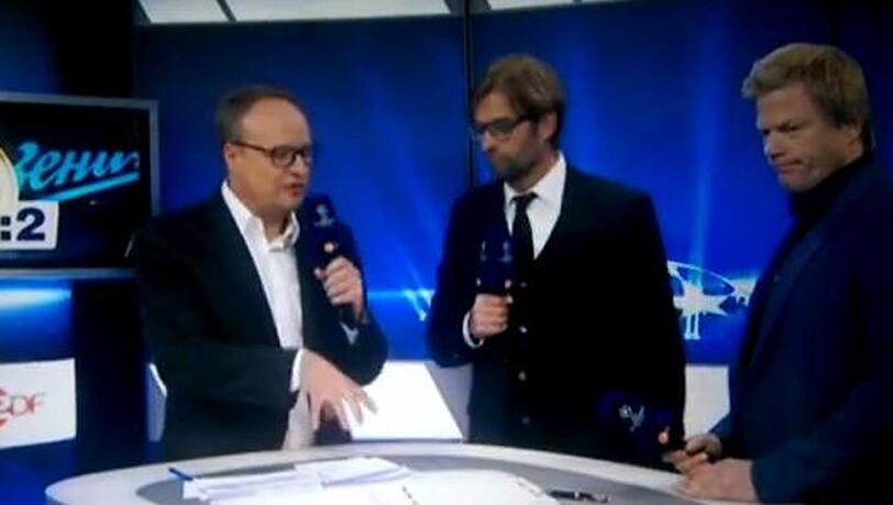 Hatte Unterhaltungswert: Der Klopp-Kahn-Disput im ZDF. Hatte Unterhaltungswert: Der Klopp-Kahn-Disput im ZDF.