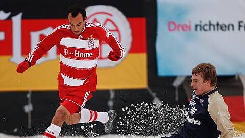 Flotter Schneewalzer in Weismain: Bayerns Neuer Donovan auf dem Weg zum Bamberger Tor.