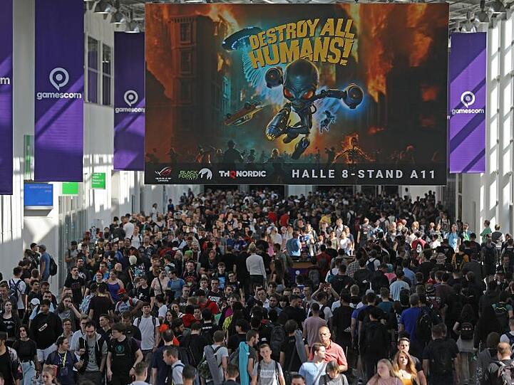 Messebesucher der Computerspiel-Messe "Gamescom" in Köln - noch vor Corona.