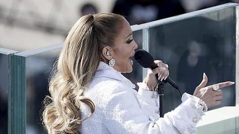 Trat auch bei Bidens Amtseinführung auf: Sängerin Jennifer Lopez.