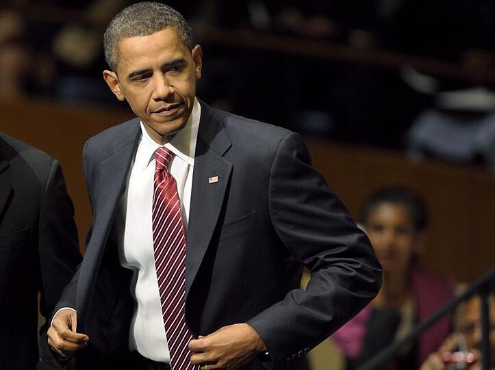 Barack Obama wird mit dem Friedensnobelpreis ausgezeichnet.