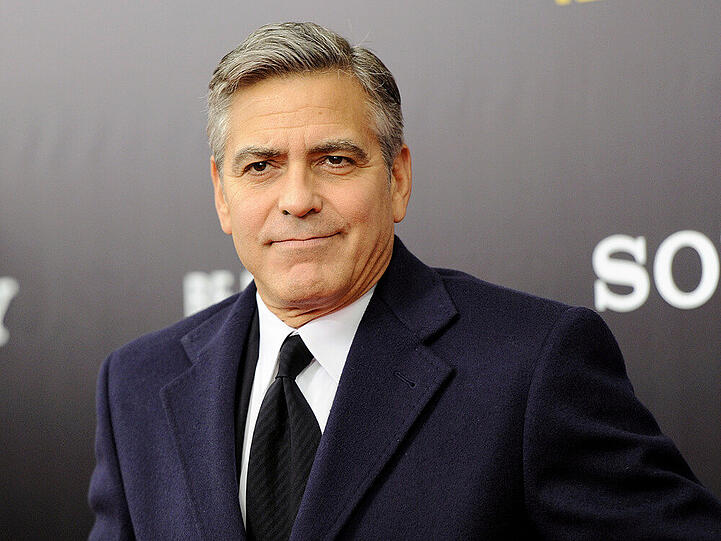 George Clooney bei der Premiere seines Films "The Monuments Men" in New York