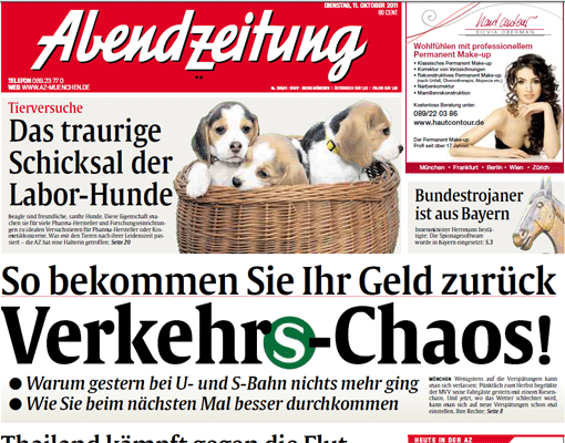 Jahres-Rückblick: Rückblick: Das Jahr 2011 in AZ-Schlagzeilen - München - Abendzeitung München