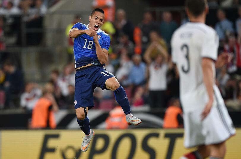 Der (Noch-)Löwe Bobby Wood ärgert die Elf von Jogi Löw.