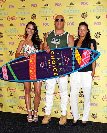 Jordana Brewster, Vin Diesel und Michelle Rodriguez