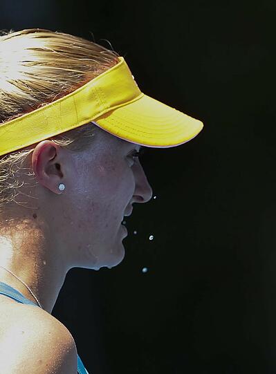 Extreme Hitze bei den Australien Open. Die Bilder!
