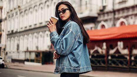 Jeansjacken kommen nie aus der Mode.