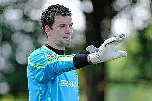 Warten aufs Baby: Kleeblatt-Keeper Max Grün.