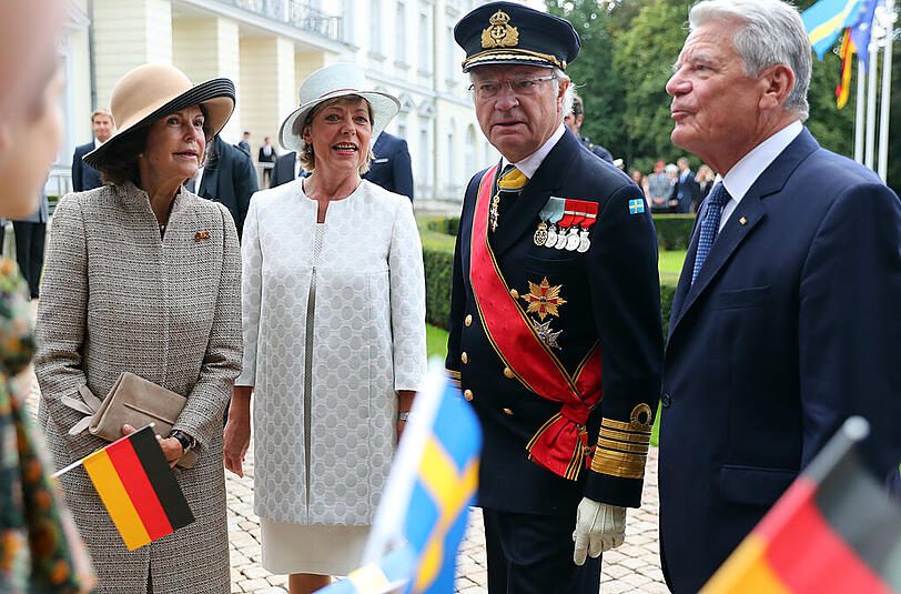 Empfang im Schloss Bellevue bei Bundespäsident Joachim Gauck.