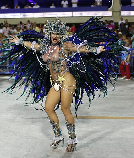 Heiße Rhythmen, heiße Tänze: Die besten Bilder vom Karneval im Sambodromo in Rio.