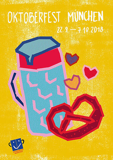 Oktoberfest-Plakat-Entwurf.