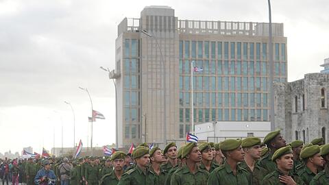 Seit der Revolution 1959 unter den linken Revolutionsf&uuml;hrer Fidel Castro sind die Beziehungen zwischen Kuba und den USA angespannt. (Archivbild)