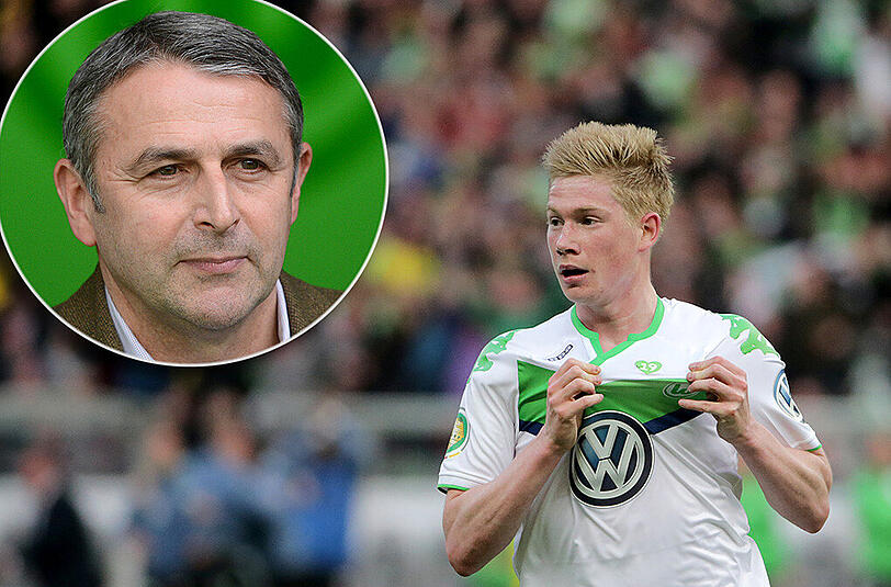 Klaus Allofs zu einem möglichen De Bruyne-Wechsel: "Kevin hat einen Vertrag bis 2019, von daher ist das Signal doch schon gesendet. Er wird bei uns bleiben"