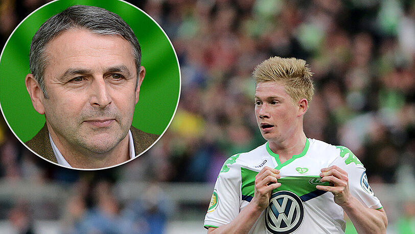 Klaus Allofs zu einem möglichen De Bruyne-Wechsel: "Kevin hat einen Vertrag bis 2019, von daher ist das Signal doch schon gesendet. Er wird bei uns bleiben" Klaus Allofs zu einem möglichen De Bruyne-Wechsel: "Kevin hat einen Vertrag bis 2019, von daher ist das Signal doch schon gesendet. Er wird bei uns bleiben"