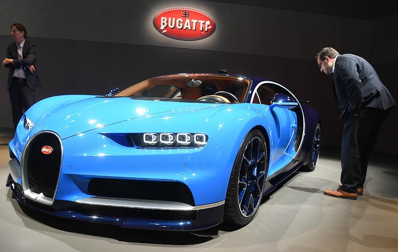 Der Bugatti Chiron leistet sagenhafte 1500 PS und 1600 Nm Drehmoment.