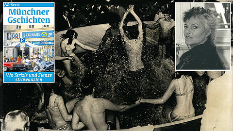 Eine Party im Blow Up in den 60er-Jahren. Im kleinen Bild unsere Autorin Barbara Schmidt, die hier in den 80ern feierte.