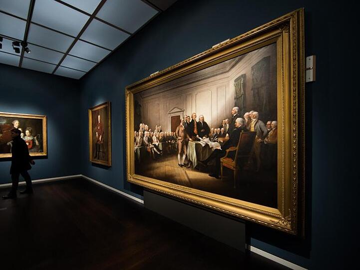 Das Gemälde "The Declaration of Independence" des Künstlers John Trumbull.