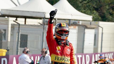 Holte sich die Pole Position für das Ferrari-Heimspiel in Monza: Carlos Sainz.