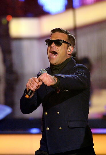 Einziger wirklicher Superstar: Robbie Williams.