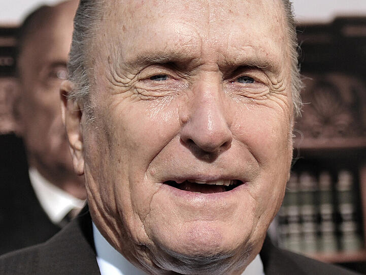 Robert Duvall bei der Filmpremiere von "Der Richter" in Los Angeles