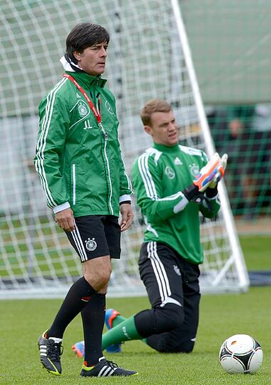 Training der DFB-Elf am Montag vor dem Spiel gegen Italien