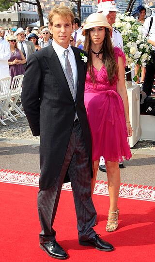 Andrea Casiraghi mit seiner Frau Tatiana Santo Domingo. Die beiden sind Eltern eines Sohnes.