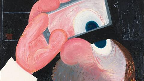 Dieses Selfie der amerikanischen Künstlerin Nicole Eisenmans ist ab 24. März im Museum Brandhorst zu sehen.
