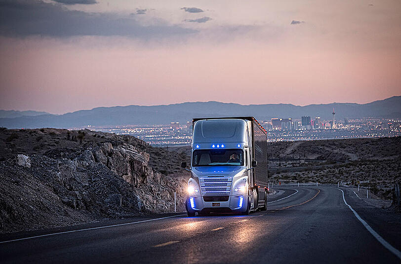 LKW - Weltmarktführer präsentiert den Freightliner Inspiration Truck in Las Vegas