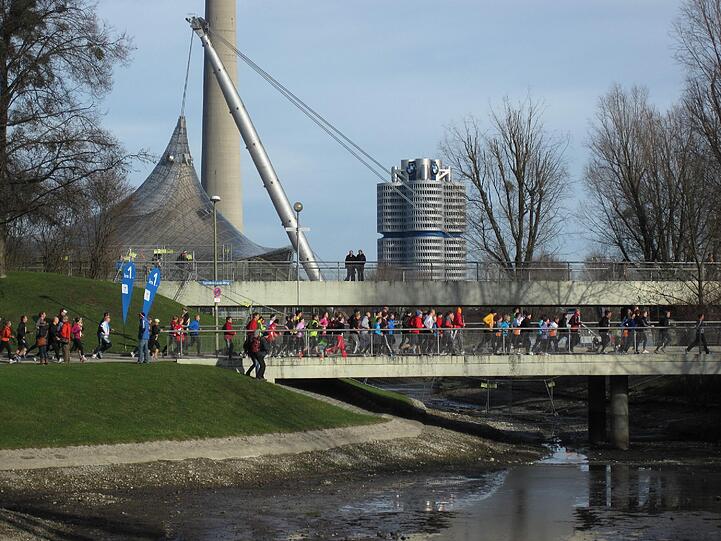 Ein Anziehungspunkt für viele Sportler: der Olympiapark.