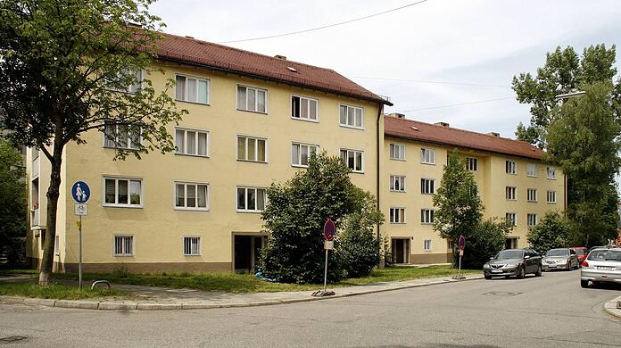 Ein Wohngebäude der Gewofag in München.