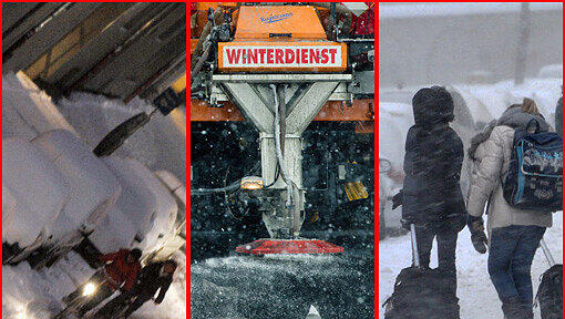 Starke Schneefälle und Schneeverwehungen haben am Mittwoch in ganz Bayern zu Unfällen und Behinderungen im
Straßenverkehr geführt. Starke Schneefälle und Schneeverwehungen haben am Mittwoch in ganz Bayern zu Unfällen und Behinderungen im
Straßenverkehr geführt.