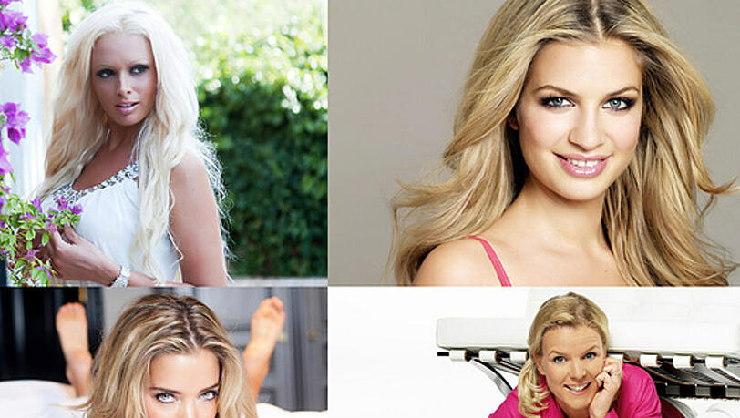 Schön sein wie Daniela Katzenberger (o. li.), Susan Sideropoulos (o. re.), Sylvie Meis (u. li.) und Mirja Boes Schön sein wie Daniela Katzenberger (o. li.), Susan Sideropoulos (o. re.), Sylvie Meis (u. li.) und Mirja Boes
