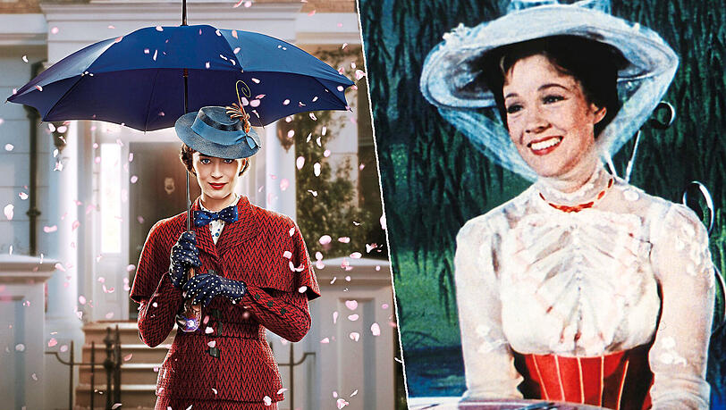 Tritt in die Fußstapfen von Julie Andrews: Emily Blunt ist die neue Mary Poppins. Tritt in die Fußstapfen von Julie Andrews: Emily Blunt ist die neue Mary Poppins.