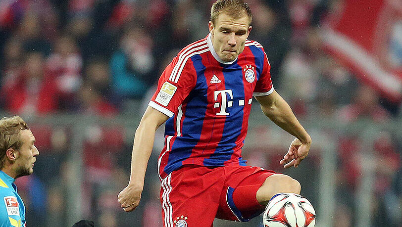 Holger Badstuber im Trikot des FC Bayern. Holger Badstuber im Trikot des FC Bayern.