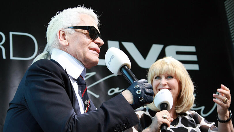 Patricia Riekel kannte Karl Lagerfeld gut, bis zuletzt hatten sie Kontakt.