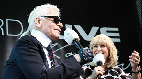 Patricia Riekel kannte Karl Lagerfeld gut, bis zuletzt hatten sie Kontakt.