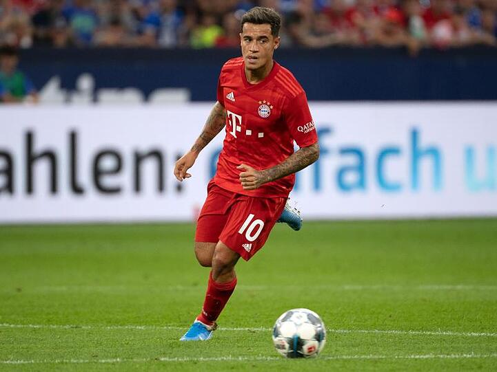 Bayerns Philippe Coutinho spielt den Ball. Foto: Federico Gambarini/Archivbild