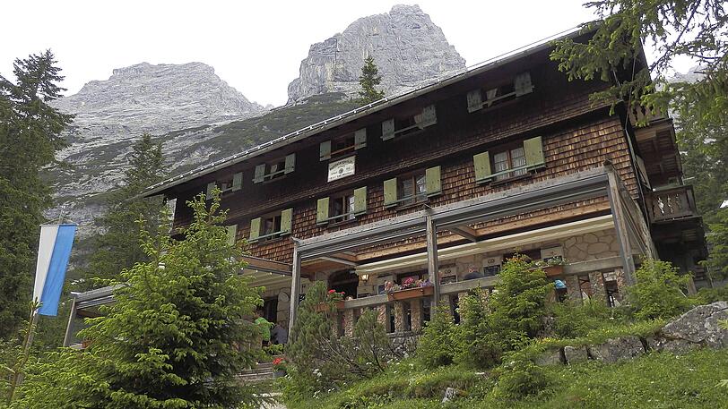 Die Reintalangerh&uuml;tte.