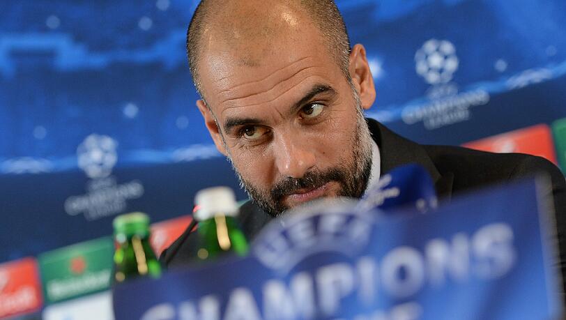 Trainer Pep Guardiola steht noch bis Ende der kommenden Saison beim FC Bayern unter Vertrag. Trainer Pep Guardiola steht noch bis Ende der kommenden Saison beim FC Bayern unter Vertrag.