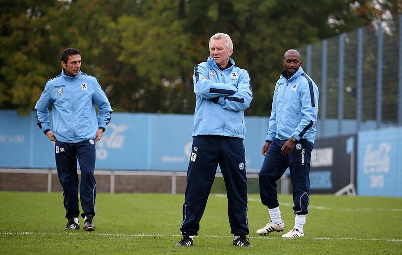 Das erste Training mit dem neuen Co-Trainer Sven Kmetsch.
