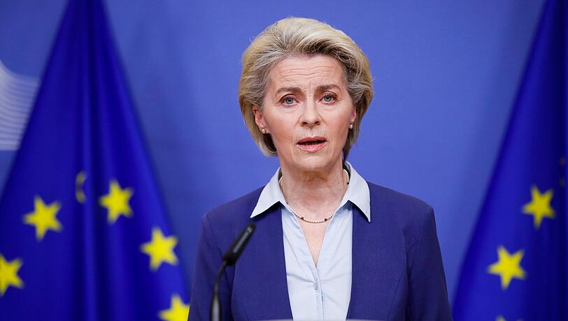 EU-Kommissionspräsidentin Ursula von der Leyen hat die Einigung auf ein neues Sanktionspaket gegen Russland begrüßt.