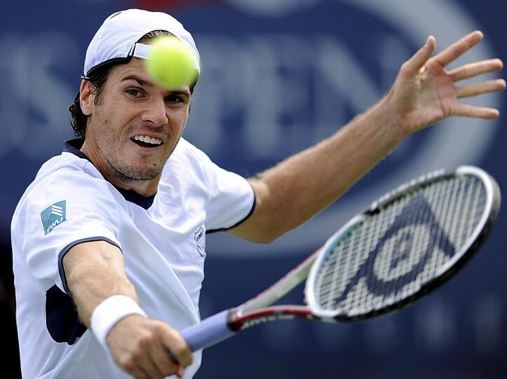 Hat die erste Runde in Melbourne glänzend gemeistert: Tommy Haas.