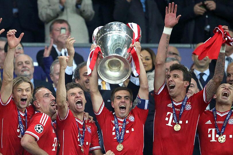 Der FC Bayern in der Champions League.