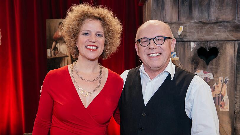 Christiane Brammer und Moderator Jürgen Kirner.