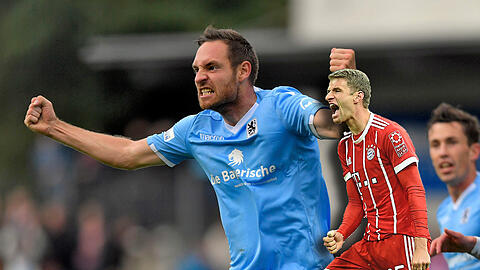 "Er ist ein ähnlicher Typ wie Thomas Müller. Er weiß, wo im Sechzehner die Bälle hinfallen", sagt Löwen-Trainer Daniel Bierofka über seinen Stürmer Markus Ziereis.